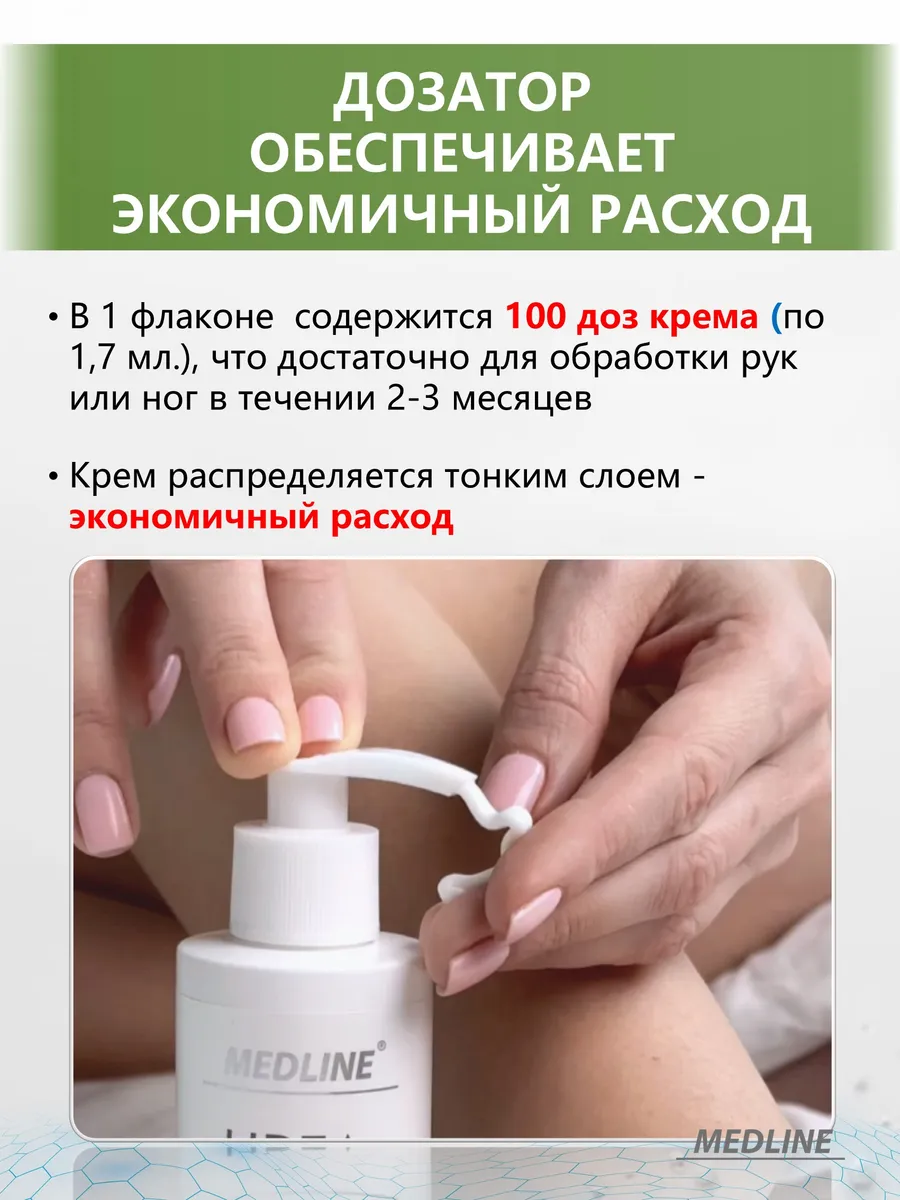 Крем с мочевиной 10% + ионы серебра, 170 мл